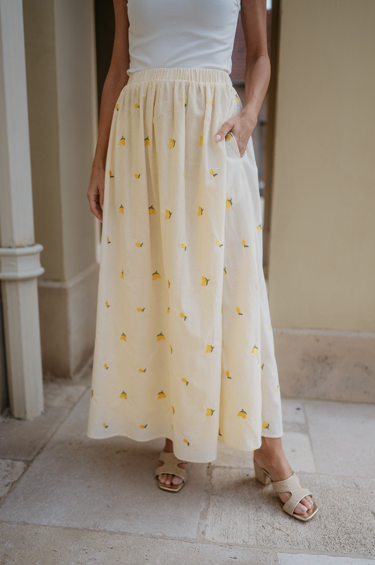 Garbato skirt I Yellow