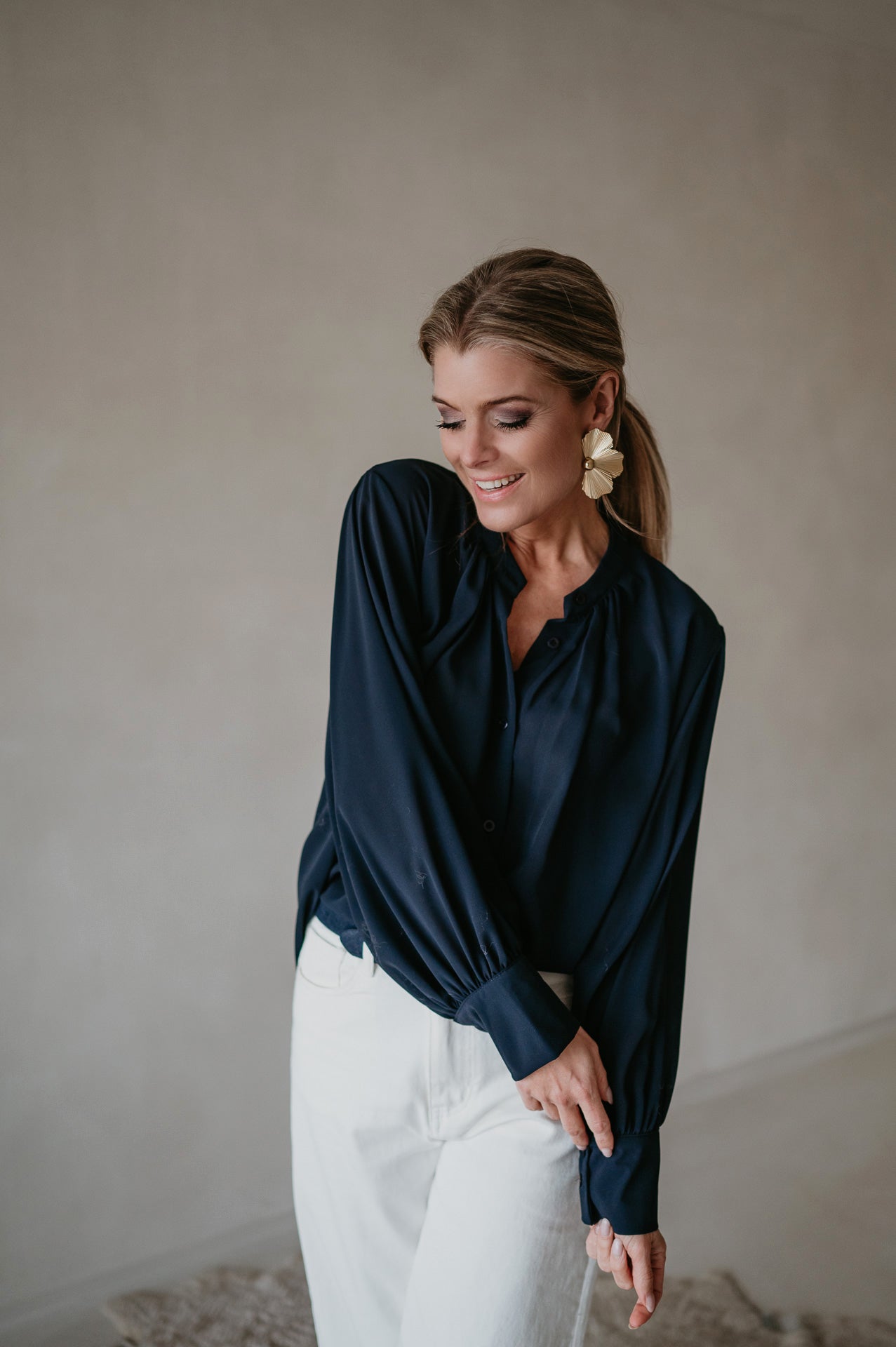 Vado blouse I Dark Blue