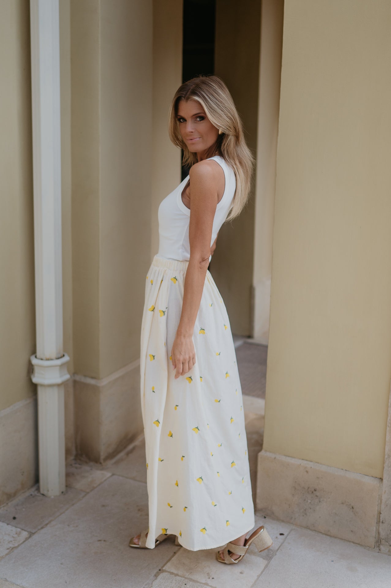 Garbato skirt I Yellow