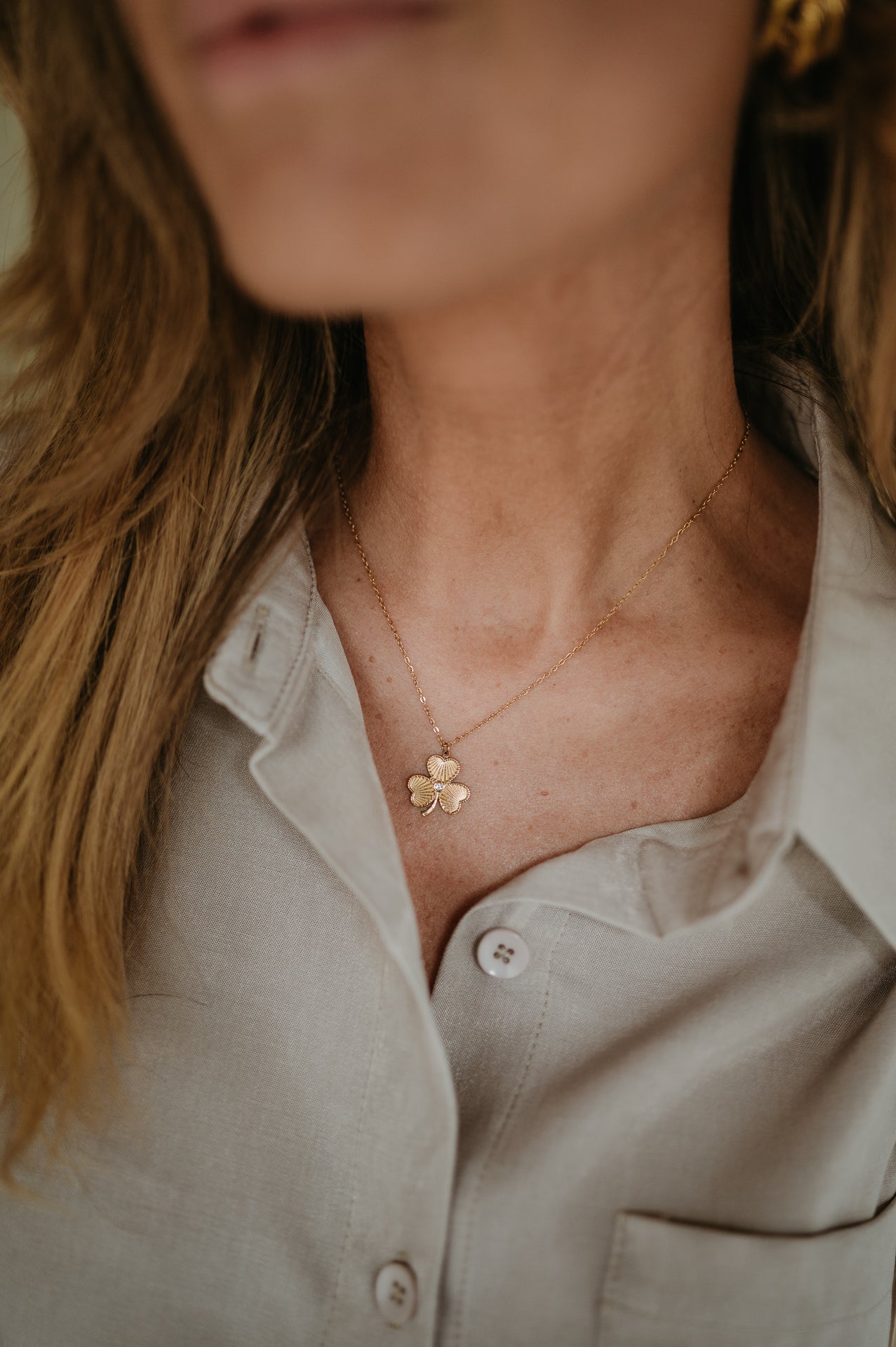 Labirto necklace I Gold