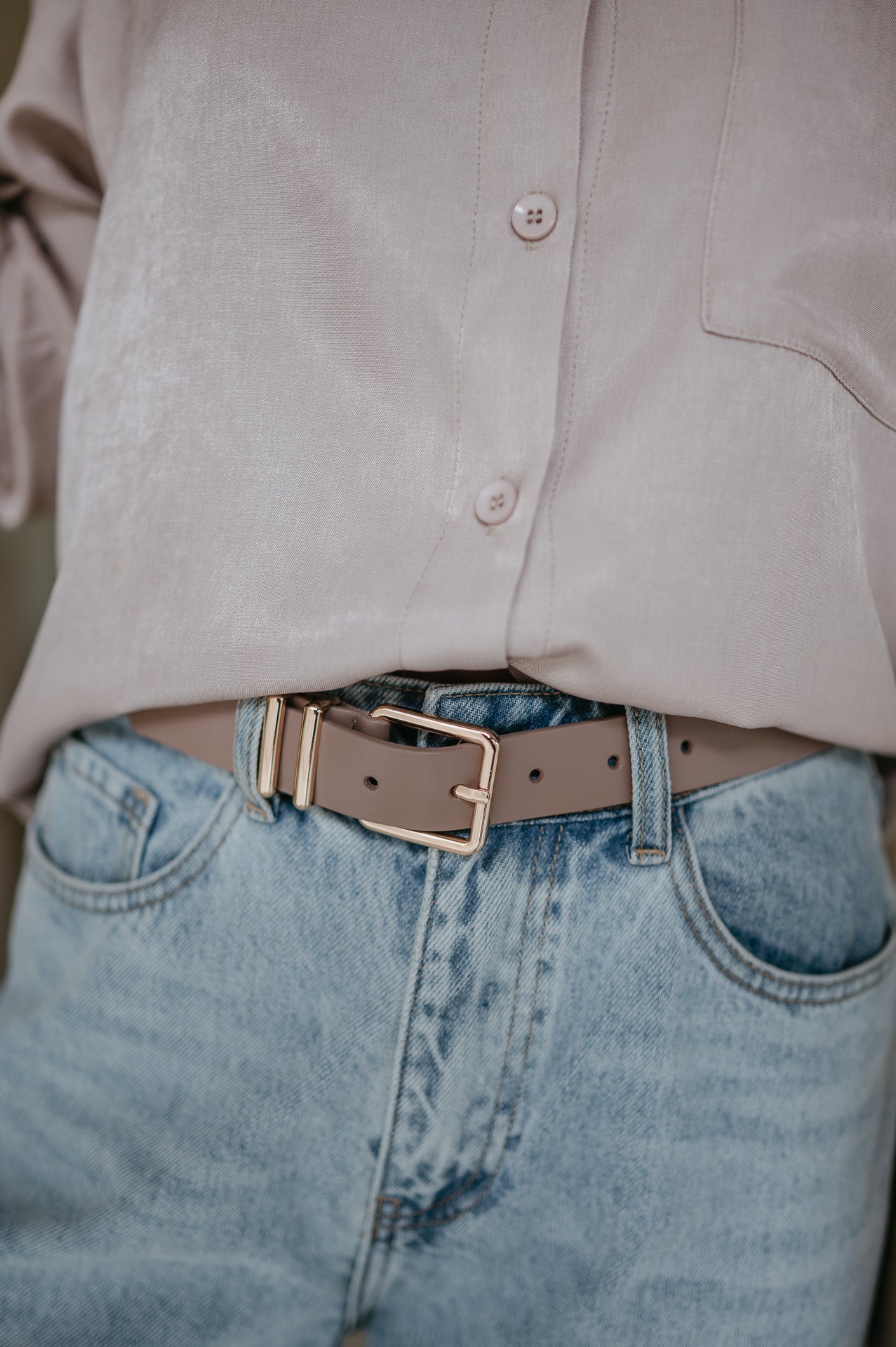Aguzzo belt I Taupe