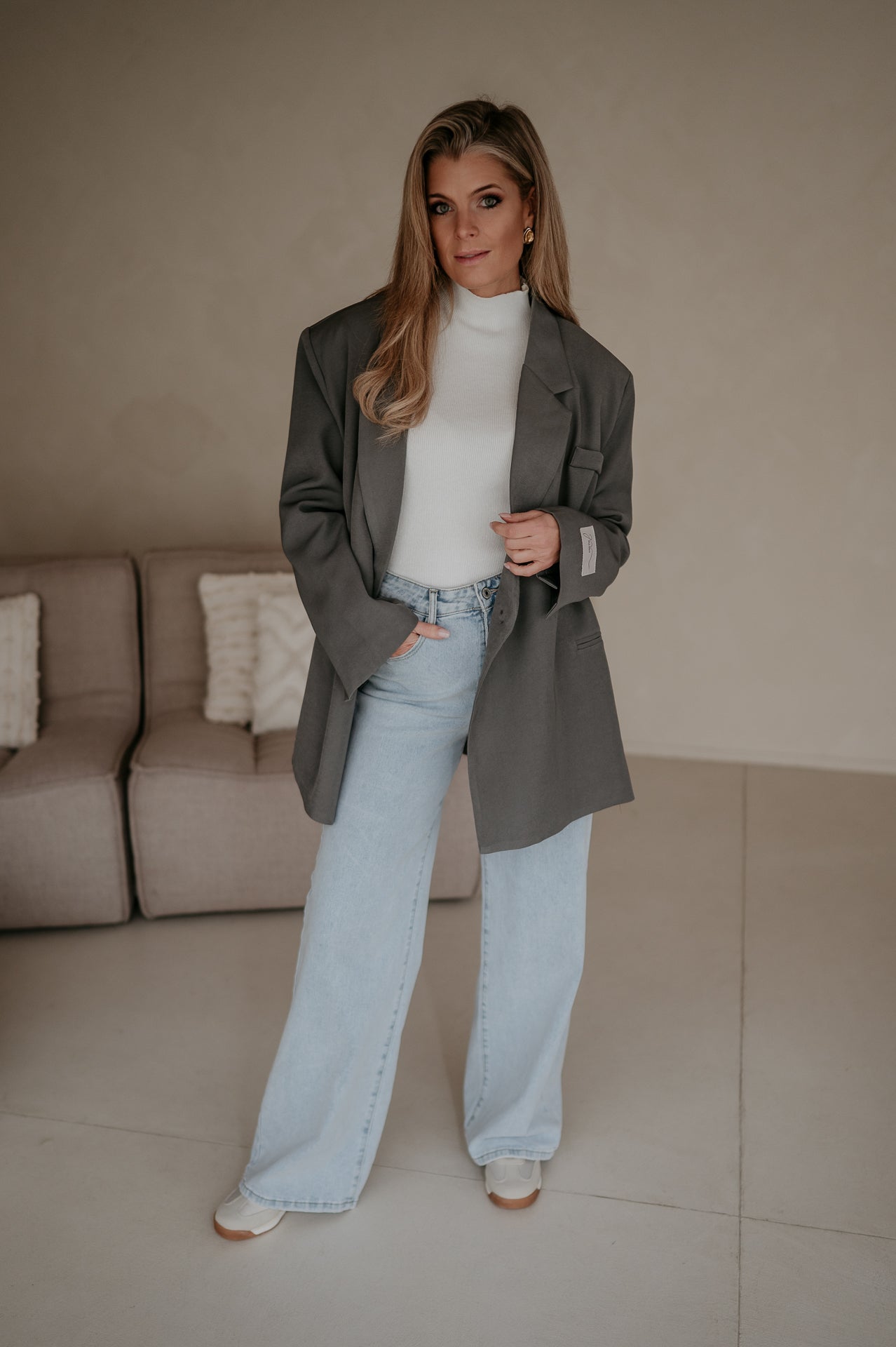 Rabbrivo blazer I Grey