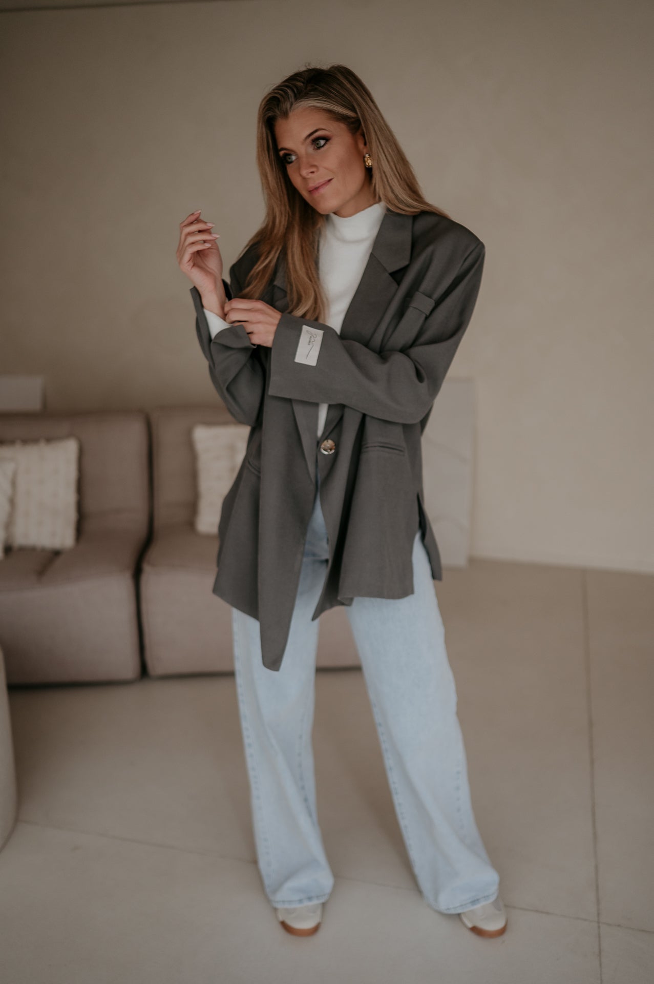 Rabbrivo blazer I Grey