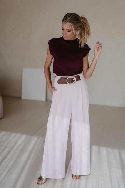 Velando top I Burgundy