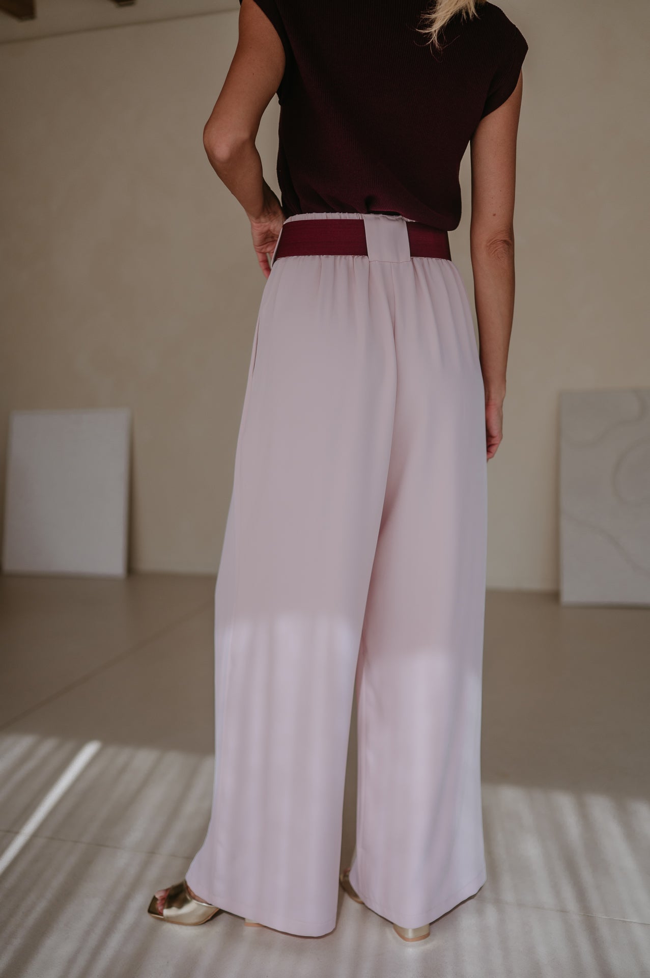 Fiaccola trousers I Powder Rose