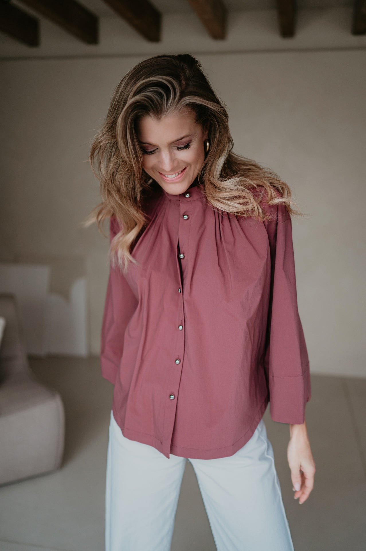 Guardo blouse I Terracotta