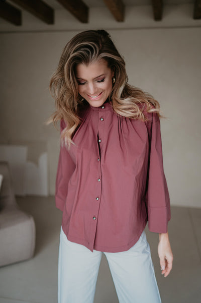 Guardo blouse I Terracotta