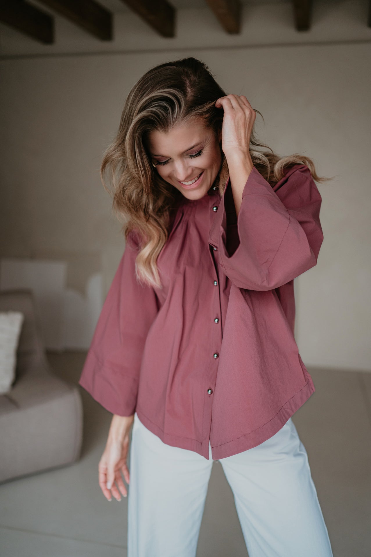 Guardo blouse I Terracotta