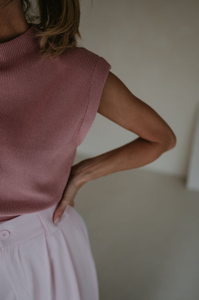 Velando top I Old Rose