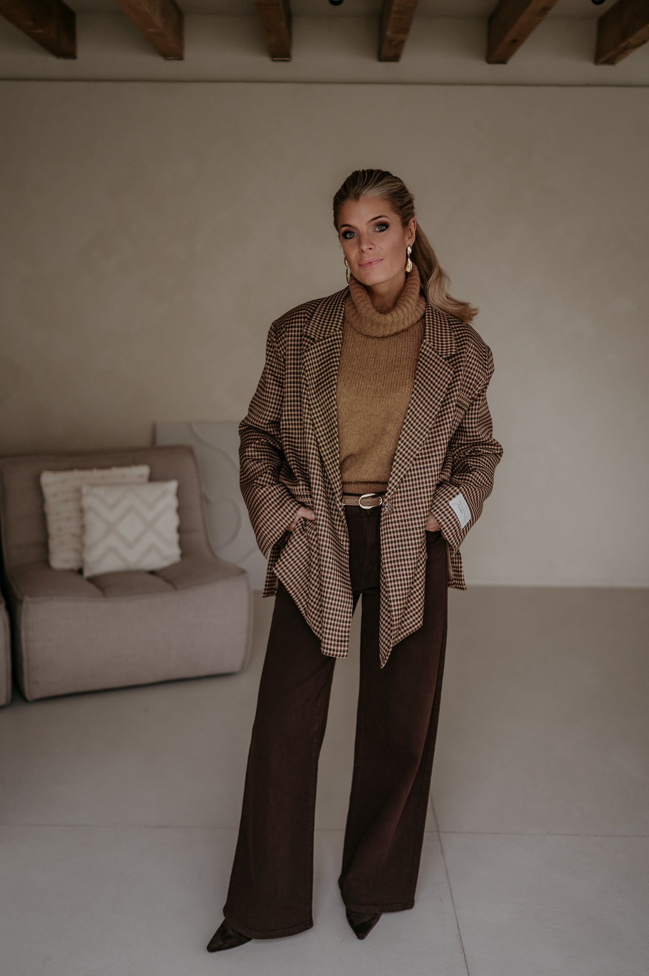 Orgeni blazer I Camel