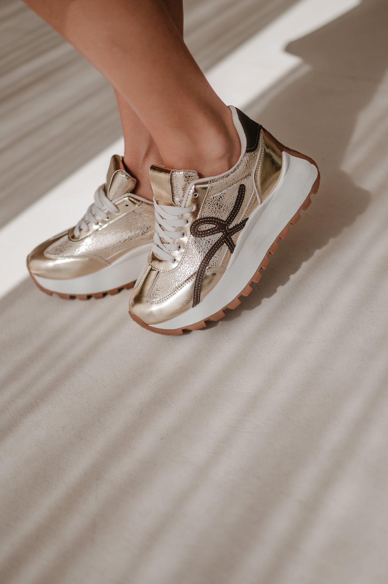 Fango sneakers I Gold