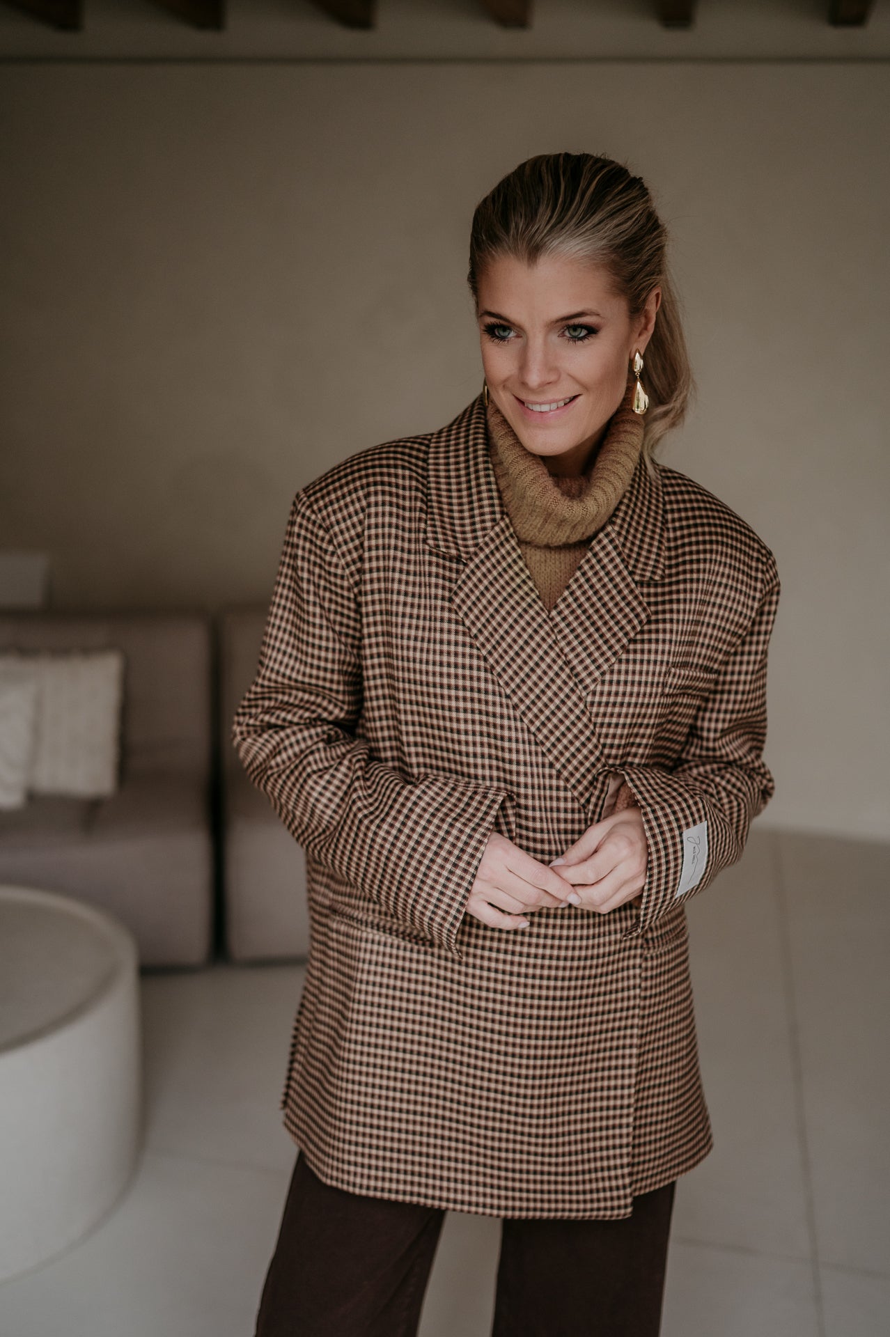 Orgeni blazer I Camel