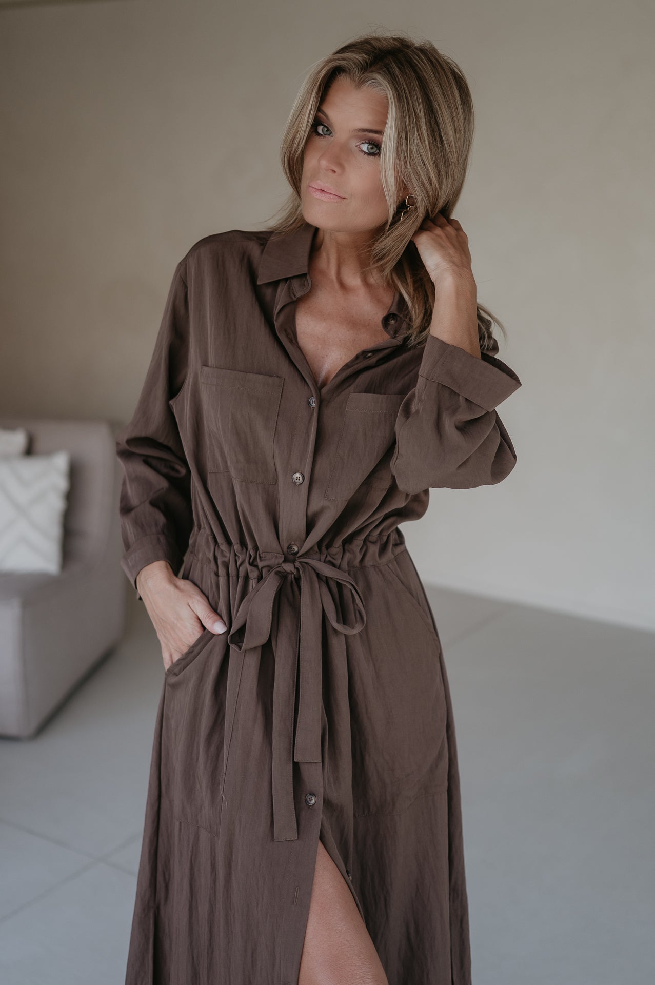 Esilio dress I Chocolate Brown