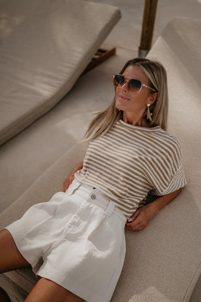 Scalino t-shirt I Striped Camel