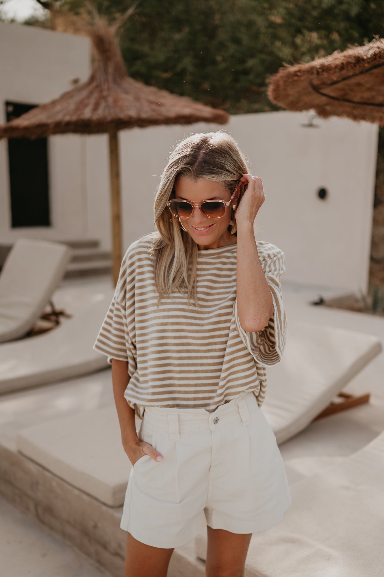 Scalino t-shirt I Striped Camel