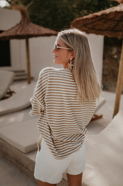 Scalino t-shirt I Striped Camel