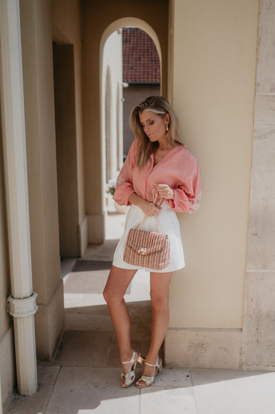 Tiranno blouse I Salmon Rose