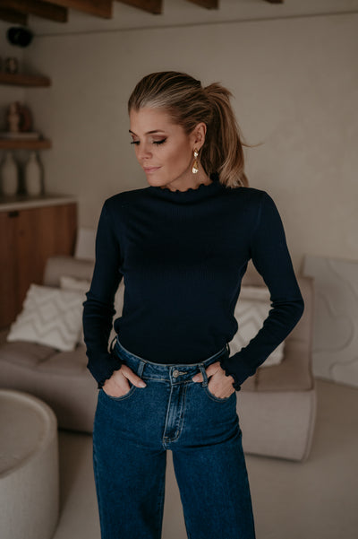 Stretto longsleeve I Navy Blue