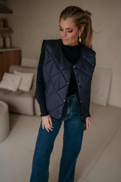 Zizzo gilet I Navy Blue