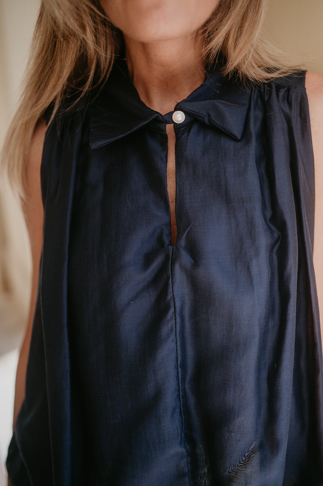 Pizzo top I Blue