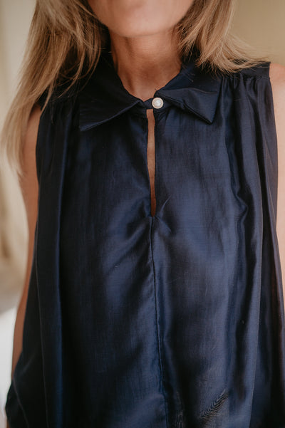 Pizzo top I Blue