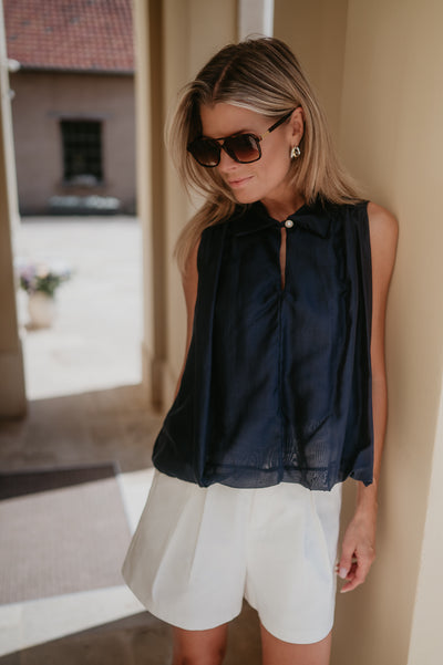 Pizzo top I Blue