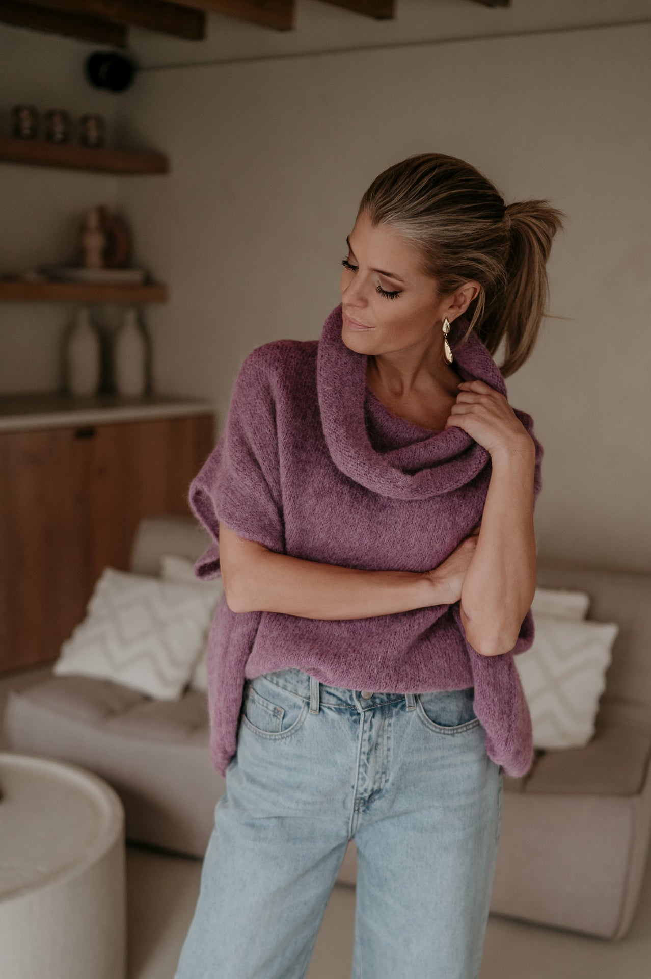 Merilo knit I Lavendel