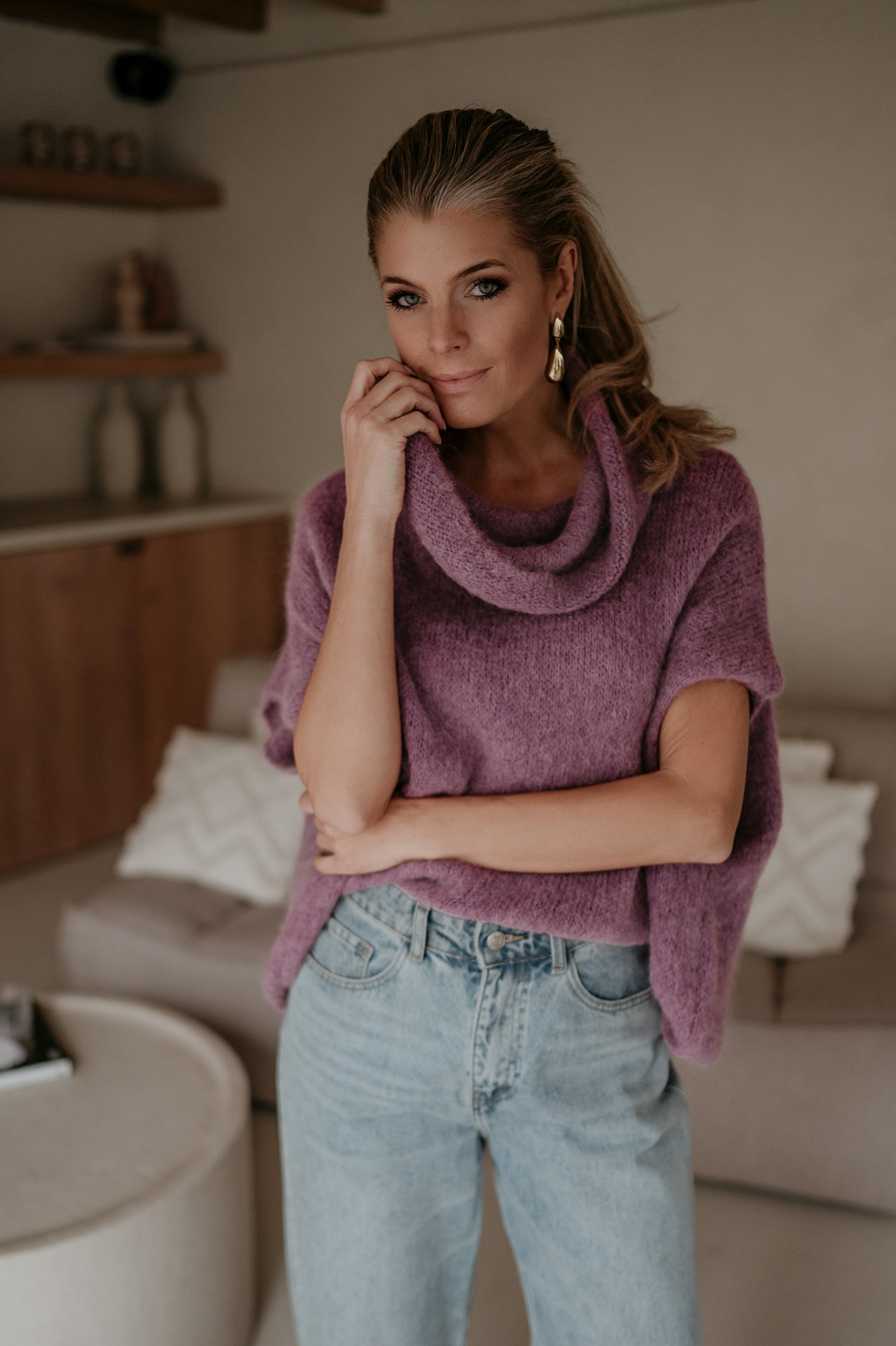 Merilo knit I Lavendel
