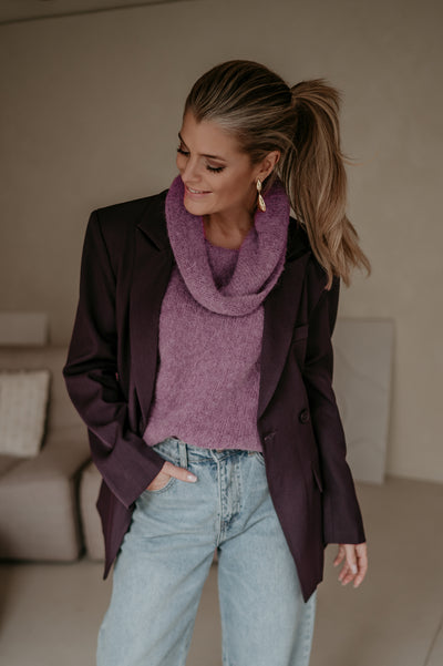 Torpore blazer I Aubergine