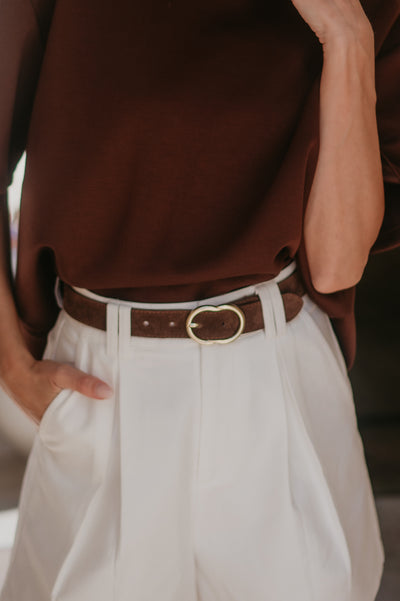 Agile belt I Chocolate Brown