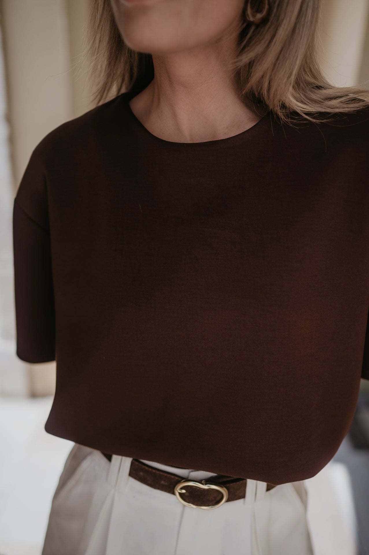 Addome t-shirt I Chocolate Brown