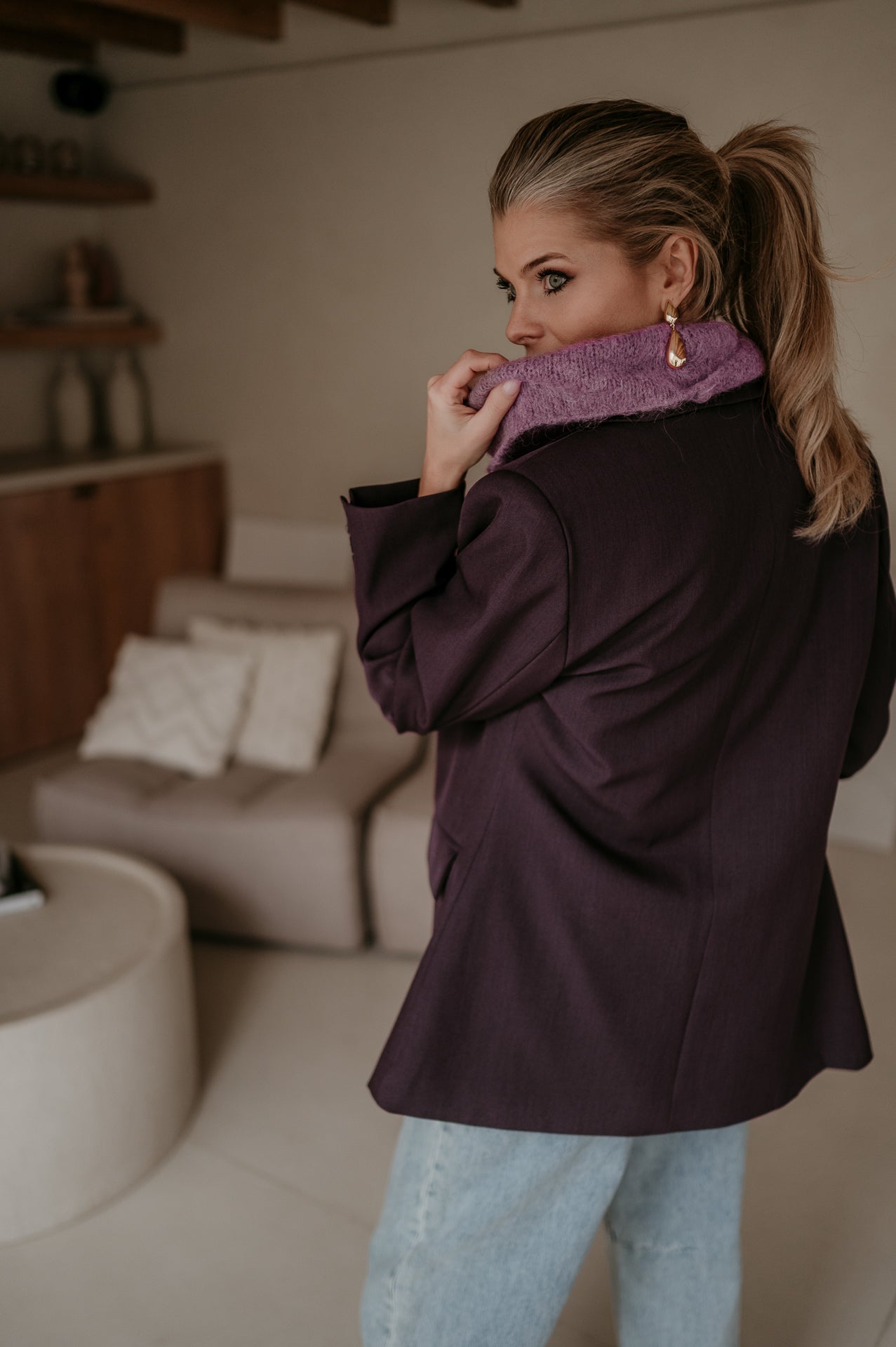 Torpore blazer I Aubergine