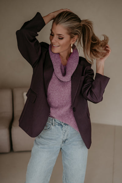 Torpore blazer I Aubergine