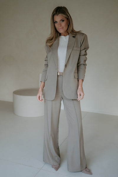 Urticante blazer I Taupe