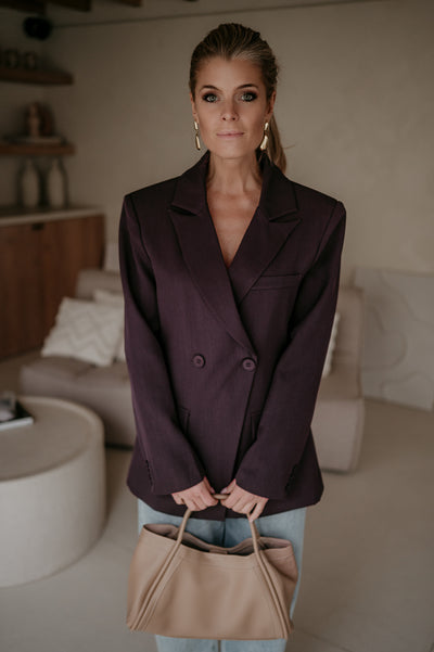 Torpore blazer I Aubergine