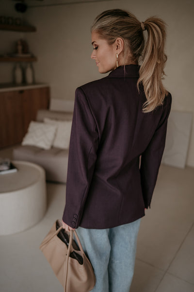 Torpore blazer I Aubergine