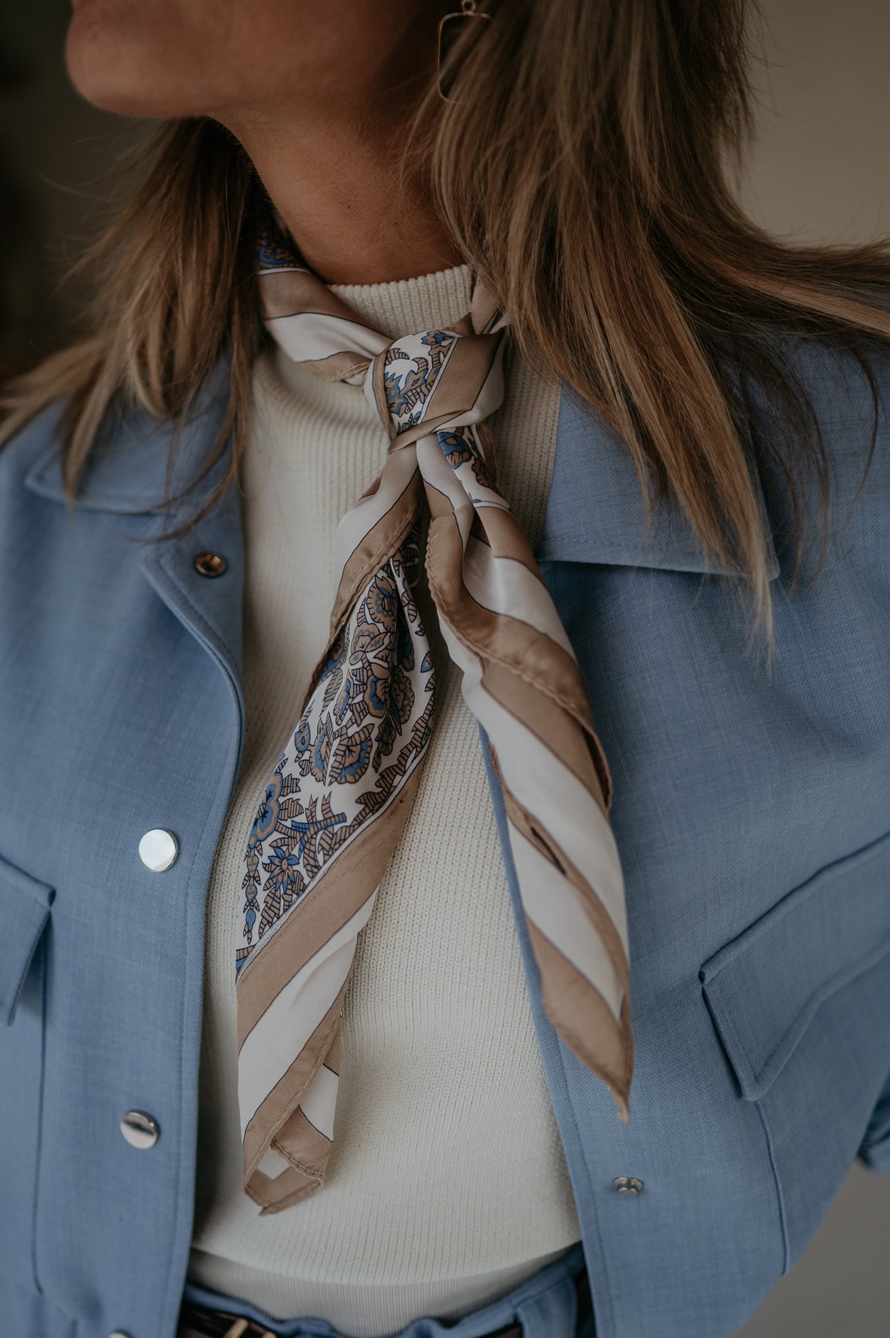 Guasto scarf I Blue
