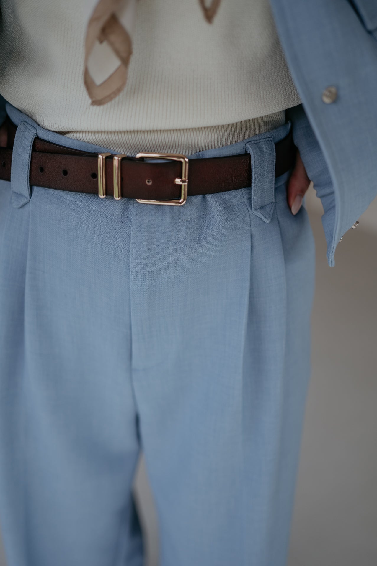Accenno belt I Brown