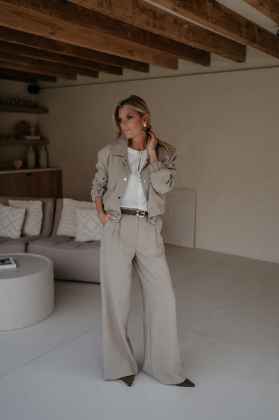 Buongi trousers I Taupe