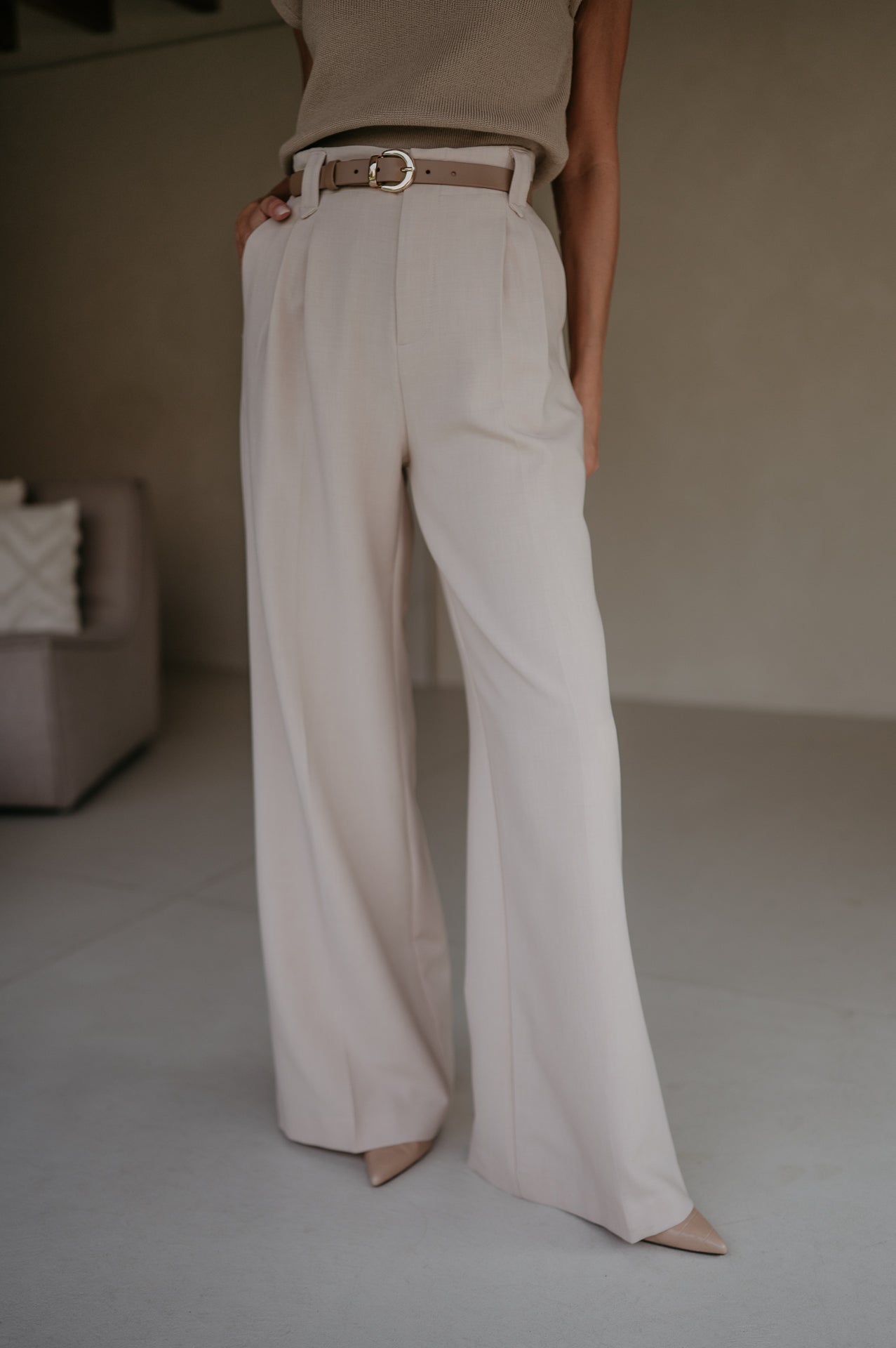 Buongi trousers I Beige