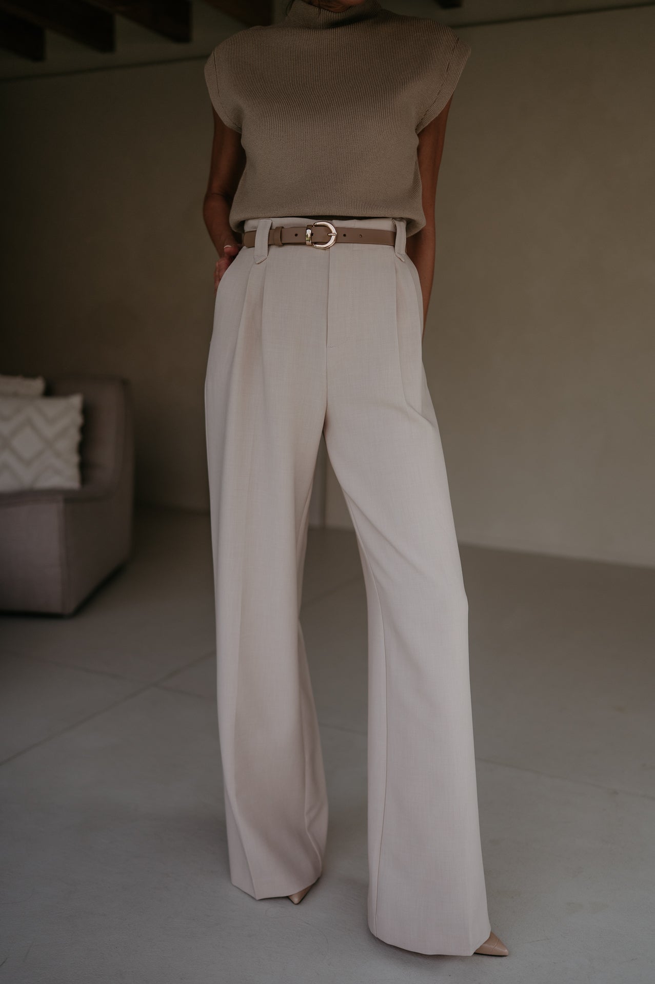 Buongi trousers I Beige