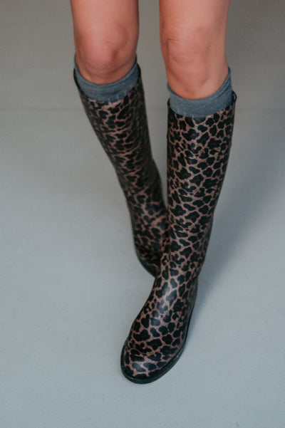 Piango rain boots I Leopard