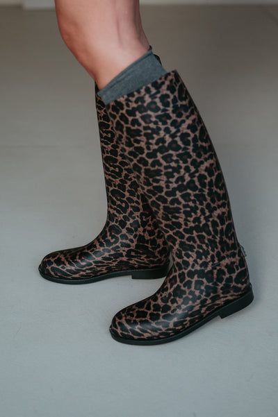 Piango rain boots I Leopard