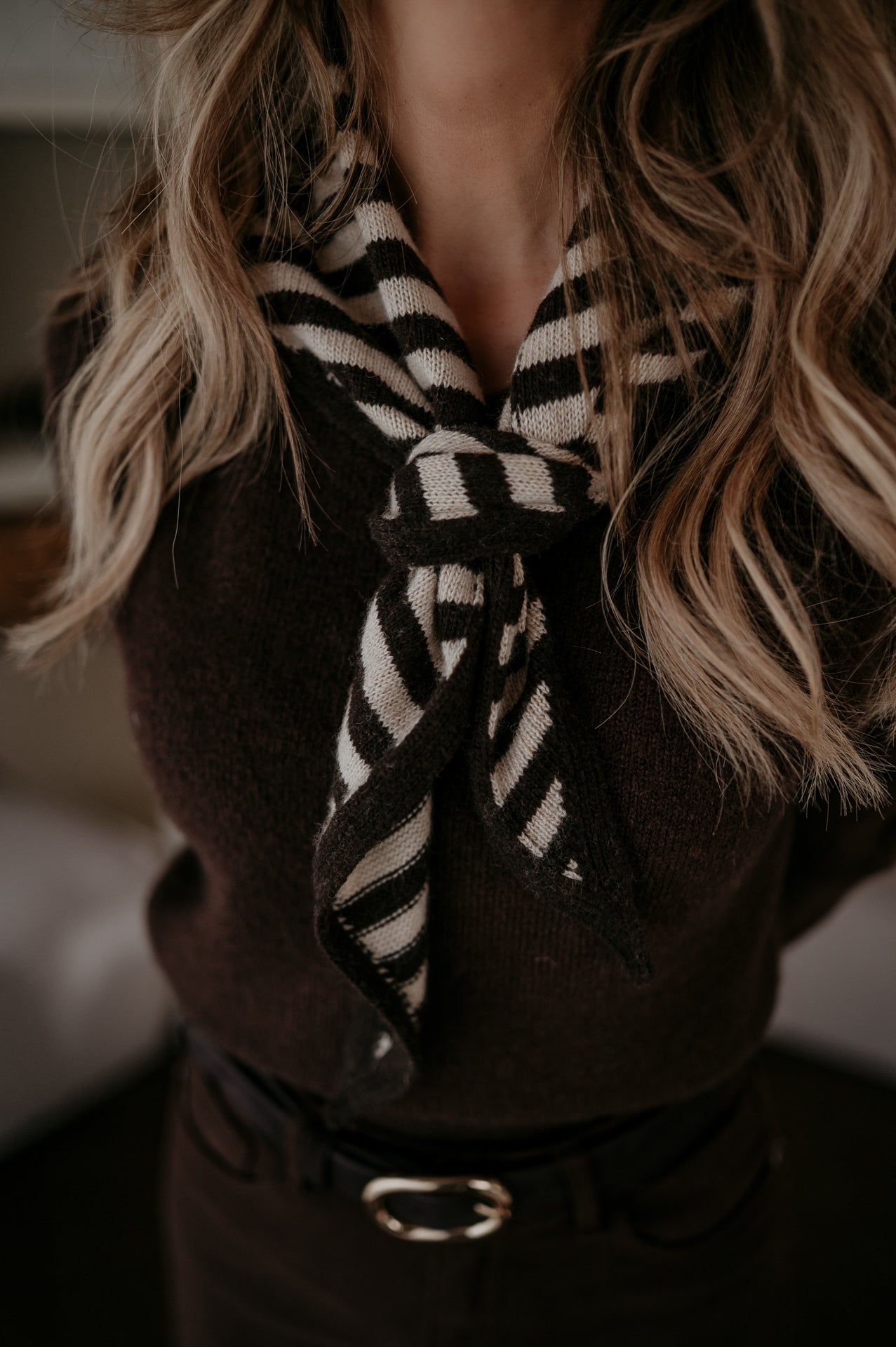 Atture scarf I Brown & Beige