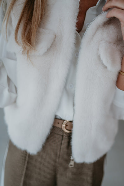 Ciale gilet I Ecru
