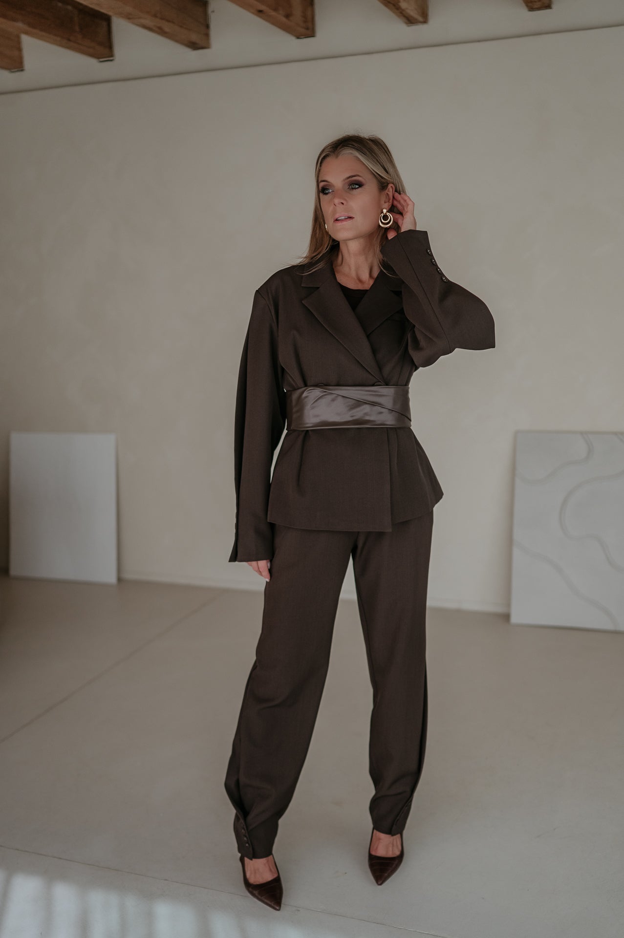 Abbaino set I Chocolate Brown - Wild Souls by JV® - Trousers