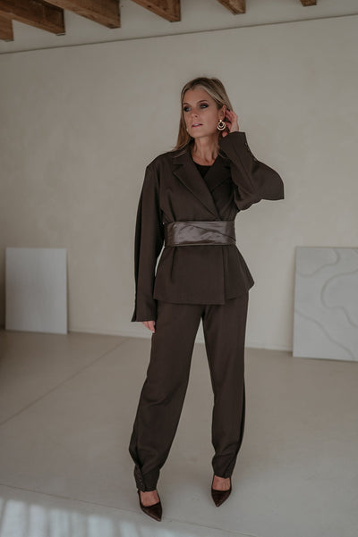 Abbaino set I Chocolate Brown - Wild Souls by JV® - Trousers