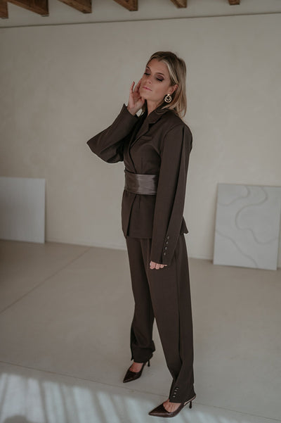 Abbaino set I Chocolate Brown - Wild Souls by JV® - Trousers