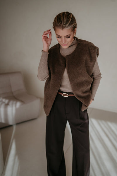 Abbozzo gilet I Brown - Wild Souls by JV® - Gilets