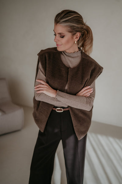 Abbozzo gilet I Brown - Wild Souls by JV® - Gilets
